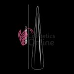Tipsuri 120 bucati Stiletto Extra Lung Transparente dizolvabile - TPS105EE